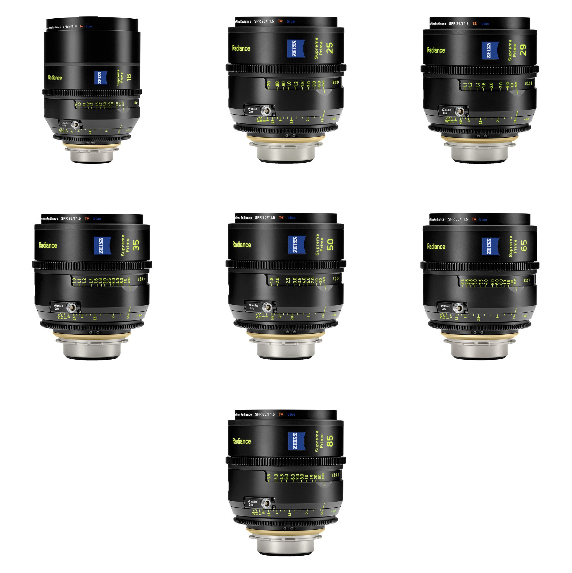 Zeiss Supreme Prime Radiance 18-85mm Set ø95